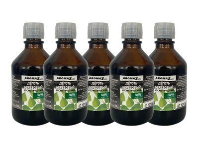 Birkenteer Teer 5 x 50 ml Birkenholzteer Birkenöl Tar