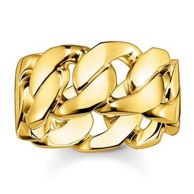 Thomas Sabo Schmuck Goldfarbener Ring Panzerglieder TR2328-413-39