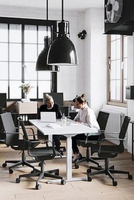 Topstar Sitz-/Steh-Schreibtisch, (B)1.800 mm elekt. höhenverstellbar