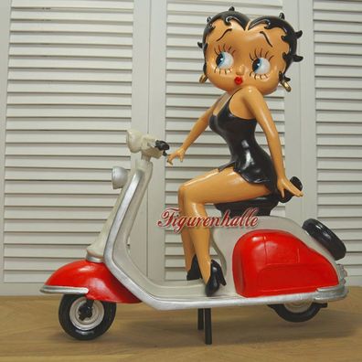 Betty Boop Figur Pin Up Rock N Roll Rockabilly Girl Motorrolla scooter 50s style