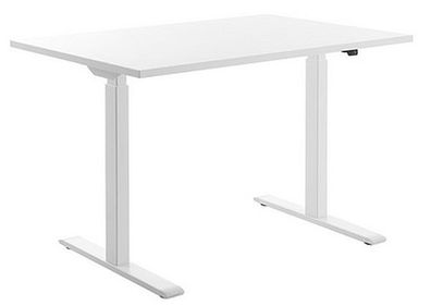 Topstar Sitz-/Steh-Schreibtisch, (B)1.200 mm, weiß elektr. höhenverstellbar