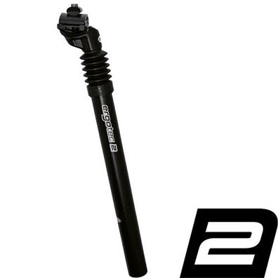 Feder-Patentstütze SP-3.0, ø = 25,4 L = 350mm, schwarz, Humpert, 59365001