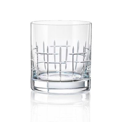Wassergläser Whiskygläser Barline Kristallglas klar geschliffen 280 ml 6er Set BR079