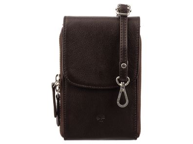 Prato AJ11 Handy Umhängetasche Rindleder - Farben: dark brown