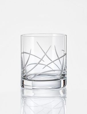 Wassergläser Whiskygläser Barline Kristallglas matt geschliffen 280 ml 4er Set BM787