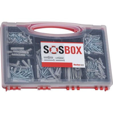 Fischer SOS-Box Dübel S/FU + Schrauben