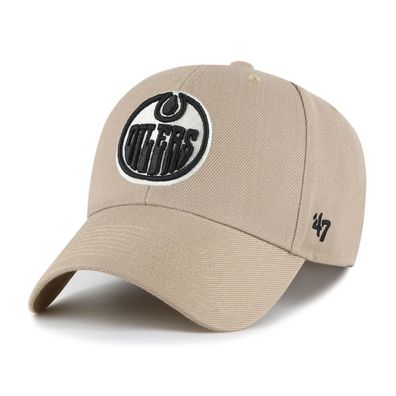 NHL Edmonton Oilers Cap Basecap Baseballcap MVP khaki 197172541506 Kappe
