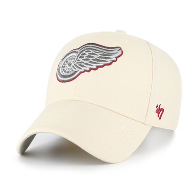 NHL Detroit Red Wings Cap Basecap Baseballcap MVP Natural Metallic 197723360686 Kappe