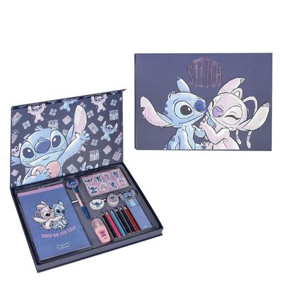 Lilo & Stitch Kreativo Stationery Set für Kinder Geschenkset mit Buntstiften