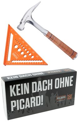 Dachkrone Set 3 – PICARD Ganzstahl-Latthammer Nr. 790 1/2 & Zimmermannswinkel