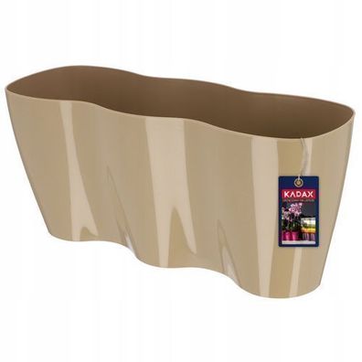 KADAX Blumentopf für Innen, Blumenkübel, 35cm, Beige