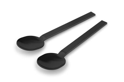 Zack MENOA Espressolöffel 2er Set , schwarz , 20853 1 Set