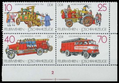 DDR Zusammendruck Nr 3101VB postfrisch Viererblock ECKE X0C561E