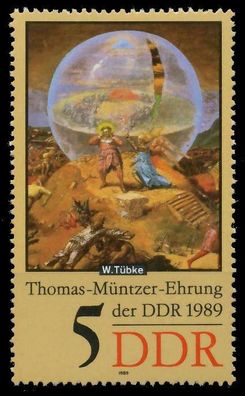 DDR 1989 Nr 3269 postfrisch SB7B5F6