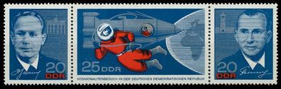 DDR Zusammendruck Nr WZd159 postfrisch 3ER STR SBC022E