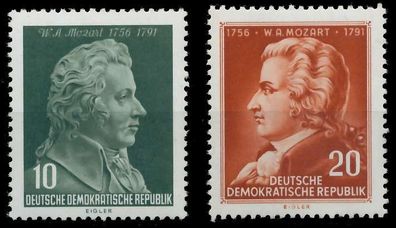 DDR 1956 Nr 510-511 postfrisch X965746