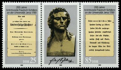 DDR Zusammendruck Nr WZd808 postfrisch 3ER STR SB4E442
