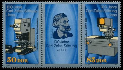 DDR Zusammendruck Nr WZd802 postfrisch 3ER STR X0BB372