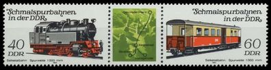 DDR Zusammendruck Nr WZd583 postfrisch 3ER STR SC5909E
