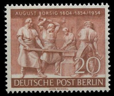 BERLIN 1954 Nr 125 postfrisch X98EB2E