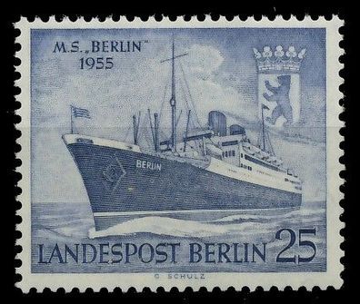 BERLIN 1955 Nr 127 postfrisch X98EB4A