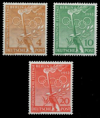 BERLIN 1952 Nr 88-90 postfrisch X98EBA6