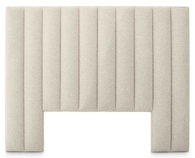 Casa Padrino Luxus Bett-Kopfteil Cremefarben 232 x 14 x H. 178,5 cm - Schlafzimmer Mö