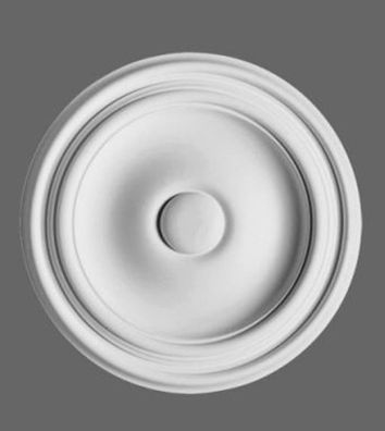 Casa Padrino Stuck Rosette 26 x 26 cm Deckenstuck Deckenrosette Stuckrosette Wandrose
