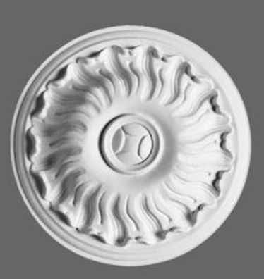 Casa Padrino Stuck Rosette 19 x 19 cm Deckenstuck Deckenrosette Stuckrosette Wandrose