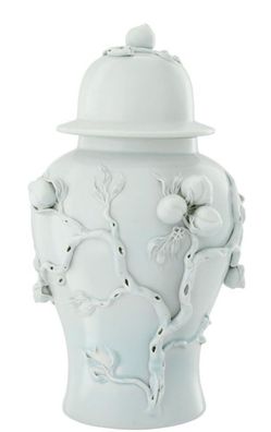 Casa Padrino Luxus Porzellan Vase / Krug mit Deckel Hellmintfarben Ø 30 x H. 47 cm