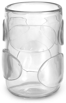 Casa Padrino Luxus Deko Glas Vase Ø 19 x H. 27 cm - Elegante mundgeblasene Blumenvase