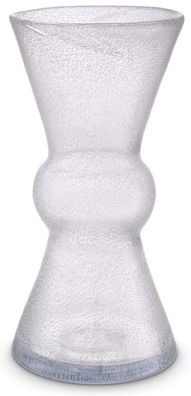 Casa Padrino Luxus Deko Glas Vase Ø 18 x H. 37 cm - Mundgeblasene Blumenvase