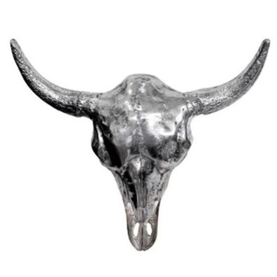 Casa Padrino Wohnzimmer Wandgeweih / Wanddekoration Stier Schädel - Luxus Dekoration