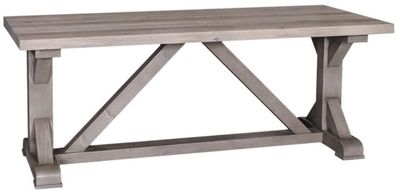 Casa Padrino Landhausstil Esstisch Naturfarben / Grau 210 x 90 x H. 78 cm - Massivhol