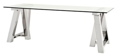 Casa Padrino Luxus Esstisch 220 x 90 x H. 78 cm - Designer Esszimmermöbel