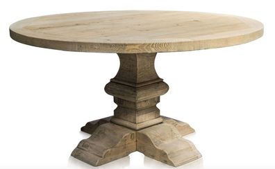 Casa Padrino Luxus Esszimmertisch Naturfarben 150 x H. 76 cm - Esszimmermöbel