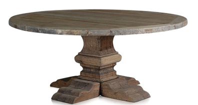 Casa Padrino Luxus Esszimmertisch Naturfarben 180 x H. 76 cm - Esszimmermöbel