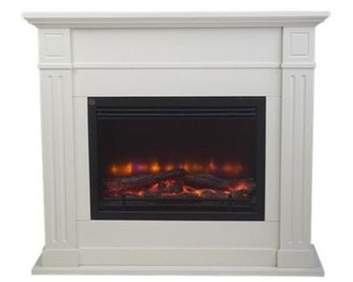 Casa Padrino Jugendstil Elektro Kamin B 100 x H 89 x T 30 cm - Elektrokamin - Wohnzi