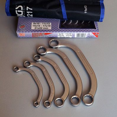 Starterschlüssel Satz Starter und Blockschlüssel Set 5-tlg, Doppel Ringschlüssel