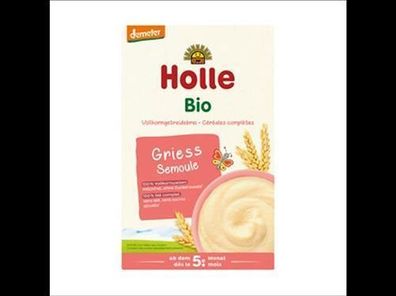 Holle 3x Bio-Vollkorngetreidebrei Griess 250g