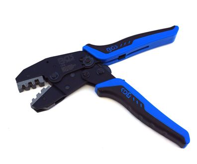 Crimpzange Kabelschuhzange mit Ratschenfunktion für Kabelschuhe 0,5-6 mm&sup2;