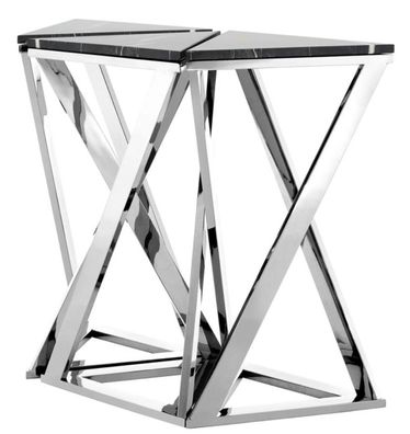 Casa Padrino Designer Konsole 3er Set Silber 95 x 41 x H. 80,5 cm - Luxus Kollektion