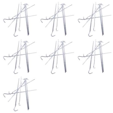 49 x Zelthering Metall