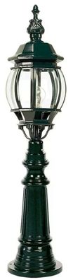 Casa Padrino Jugendstil Gartenlaterne Grün Ø 20 x H. 99 cm - Elegante Außenstehleucht