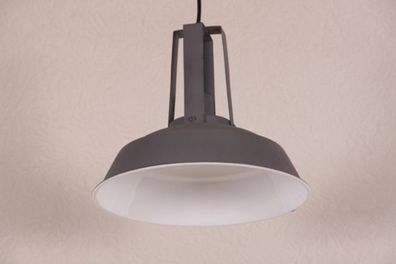 Casa Padrino Vintage Industrie Hängeleuchte Antik Stil Matt Dunkelgrau Metall Durchme