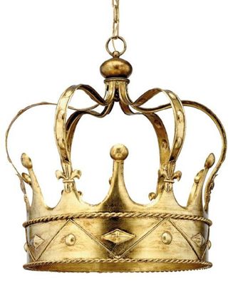 Casa Padrino Luxus Barock LED Kronleuchter Krone Gold Ø 50 x H. 60 cm - Handgefertigt