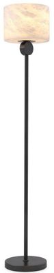 Casa Padrino Luxus Stehleuchte Bronze / Alabaster Ø 30 x H. 171 cm - Moderne Stehlamp