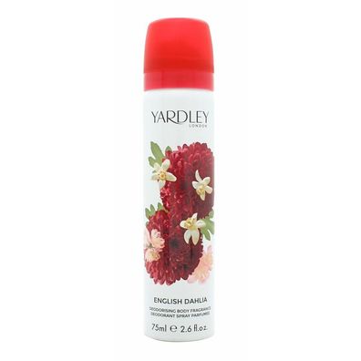 Yardley English Dahlia Body Spray 75ml