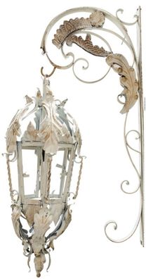 Casa Padrino Barock Wandleuchte Creme 36 x 60 x H. 115 cm - Leuchten & Lüster im Baro