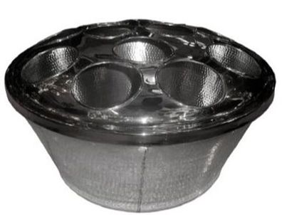 Casa Padrino Barock Weinkühler für 11 Flaschen Silber - Messing - Weinhalter Hotel De